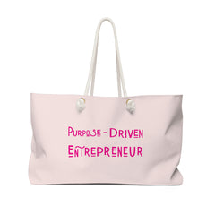 Purpose-Driven Entrepreneur Weekender Bag